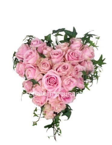 Cuore di rose rosa small